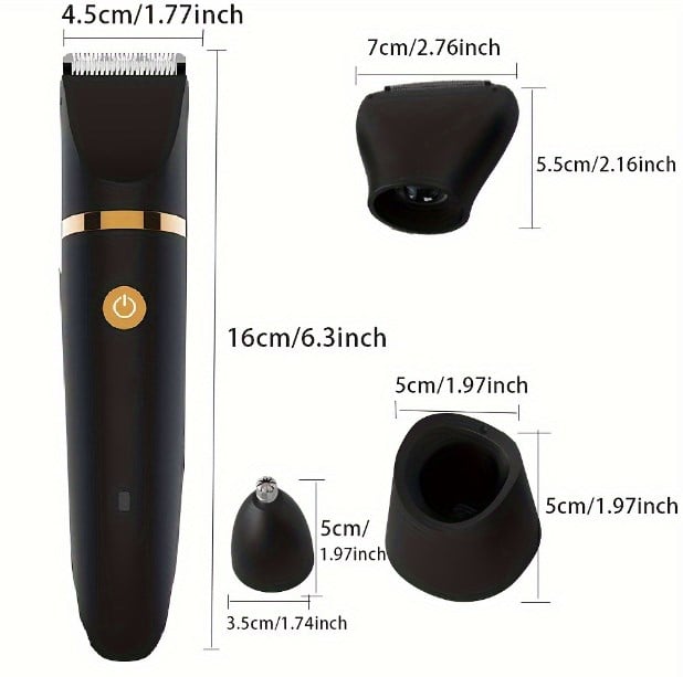 💥LAST DAY SALE 49% OFF💥 3 in 1 Electric Body Hair Trimmer (Buy 2 Free Shipping )