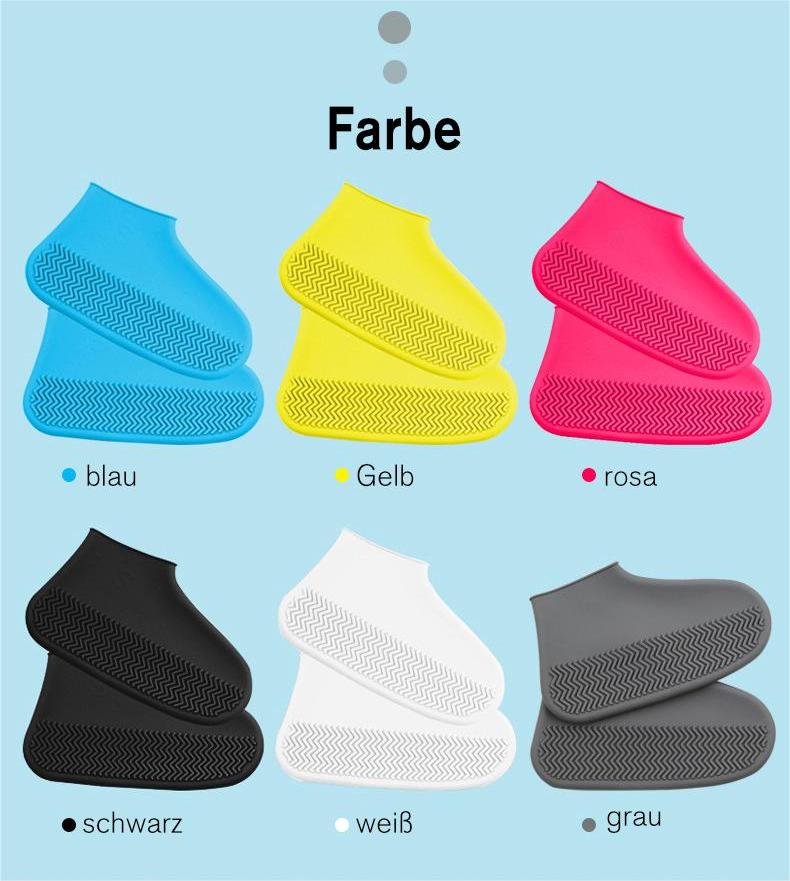 🔥Letzter Tag 69% RABATT🔥Wasserdichte Schuhüberzüge aus Silikon🔥 🔥 2 Stück kostenloser Versand