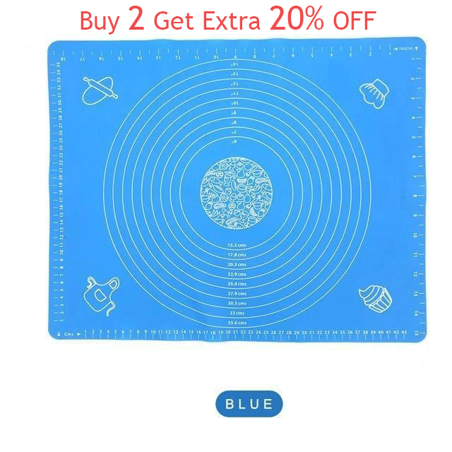 (NEW YEAR PROMOTION - SAVE 50% OFF) Non-Stick Pastry Mat - Buy 2 Get Extra 20% OFF
