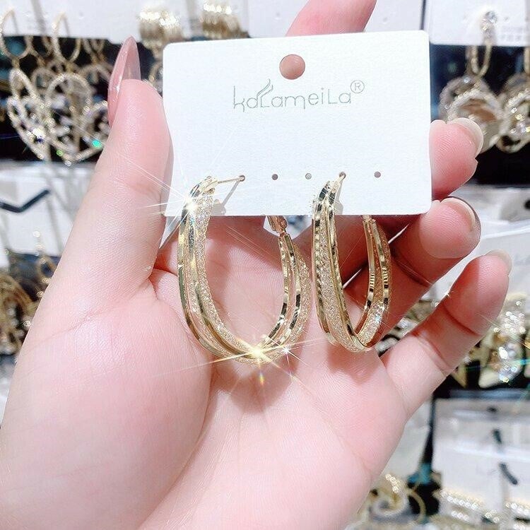 (🎅Early Christmas Sale- 49% OFF)Fashion Oval Earrings