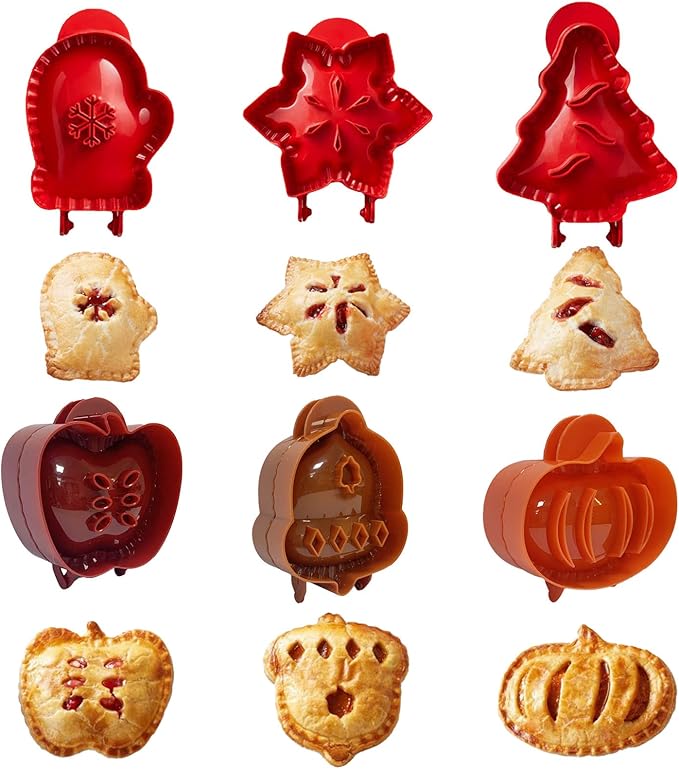 🔥Last Day Promotion - 50% OFF🎁🎃Halloween/🎄Christmas One-Press Hand Pie Maker