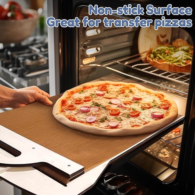 🔥Early Valentine's Day 50% OFF-  🍕Sliding Pizza Peel for Super Easy Transfer Pizza Dough (Buy 2 Free Shipping)