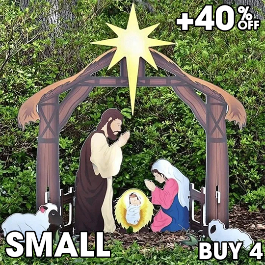 (🎁2023-Christmas Hot Sale🎁)🔥 49% OFF 🔥Jesus Nativity Scene Sign