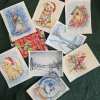 🎨Advent Calendar 24 Envelopes Watercolor Christmas Set