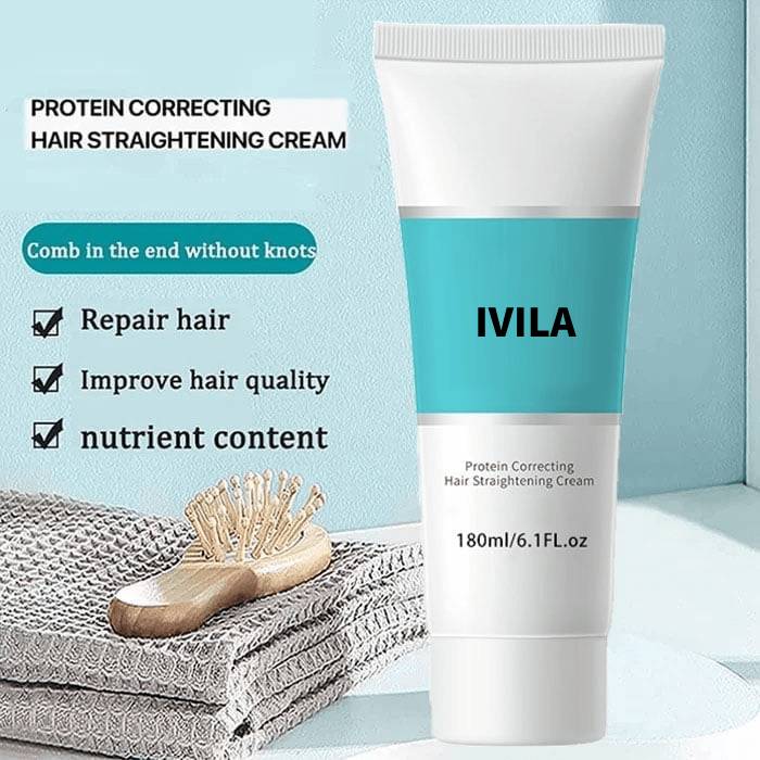 🎄CHRISTMAS HOT SALE 🎄 IVILA™ Silk & Gloss Hair Straightening Cream