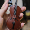 🔥Handmade Limited Edition - Crafted Leather Violin & Cello Keychain🎻