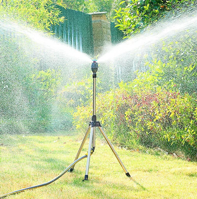 🎁TikTok Last Day Sale - 70% OFF🔥Rotating Tripod Sprinkler