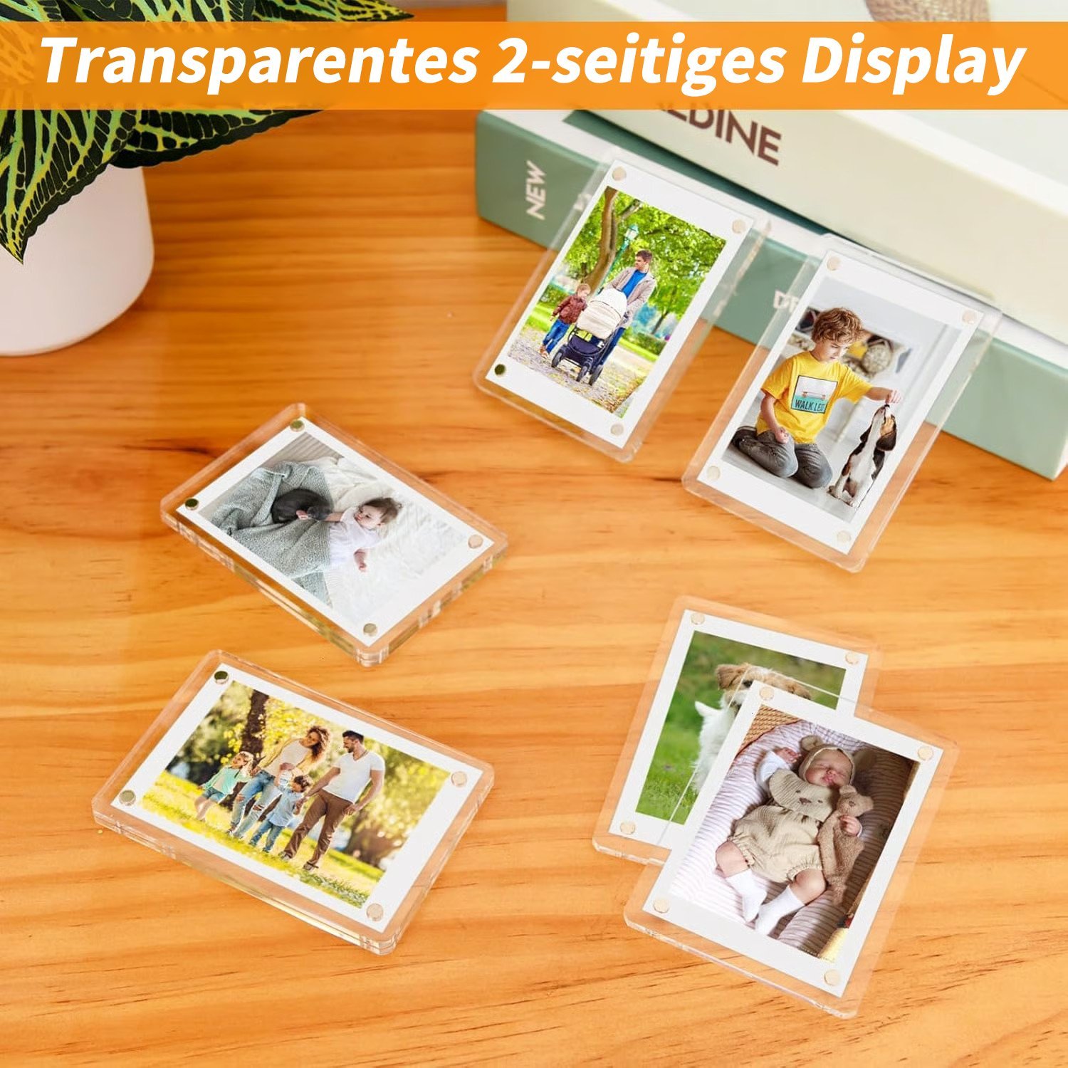 🔥Letzter Tagesverkauf – 49 % RABATT🔥Magnetischer Acryl-Fotohalter