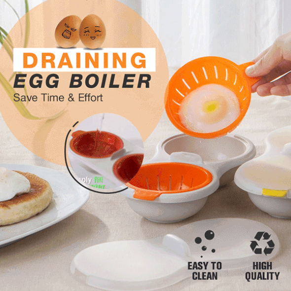 Edible Silicone Drain Egg Boiler Set, Buy 2 Free Shipping