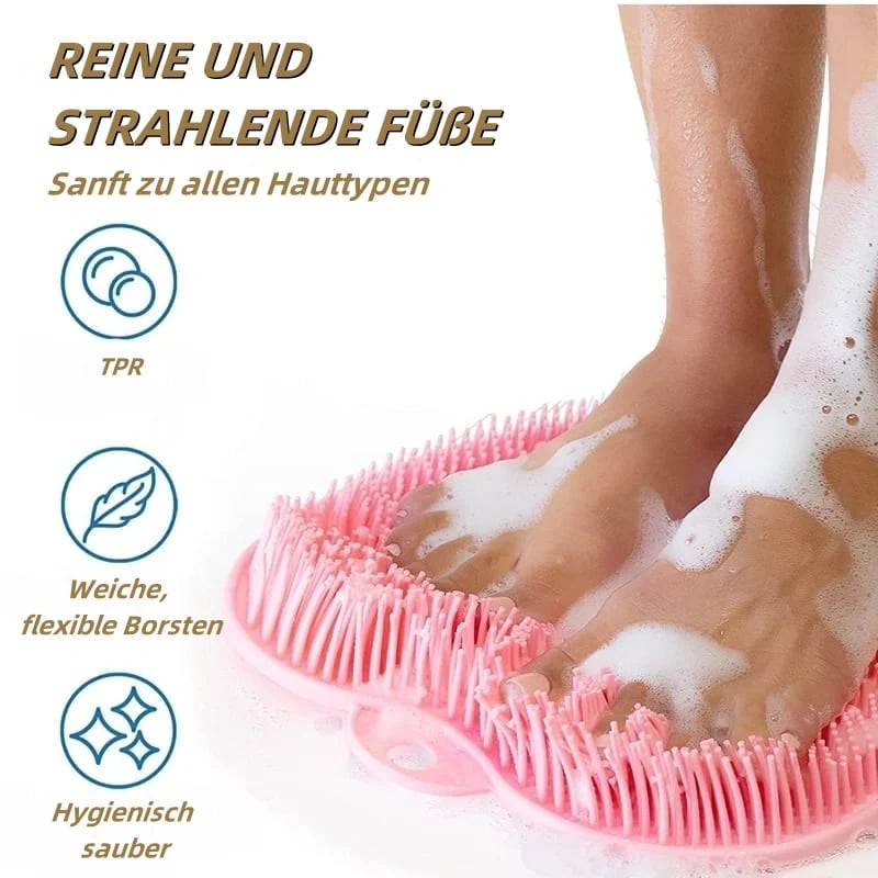 🔥Letzter Tag 49 % RABATT🎁Fuß- und Rückenschrubber für die Dusche, Massagepad