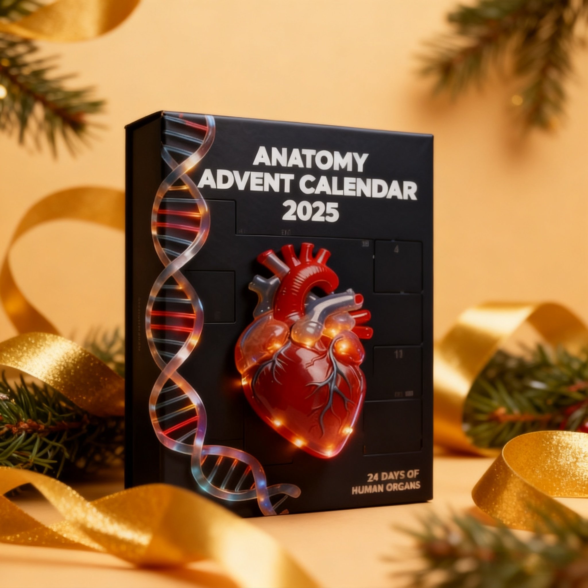 🔥Last Day 50% OFF -🎄2025 Anatomy Advent Calendar