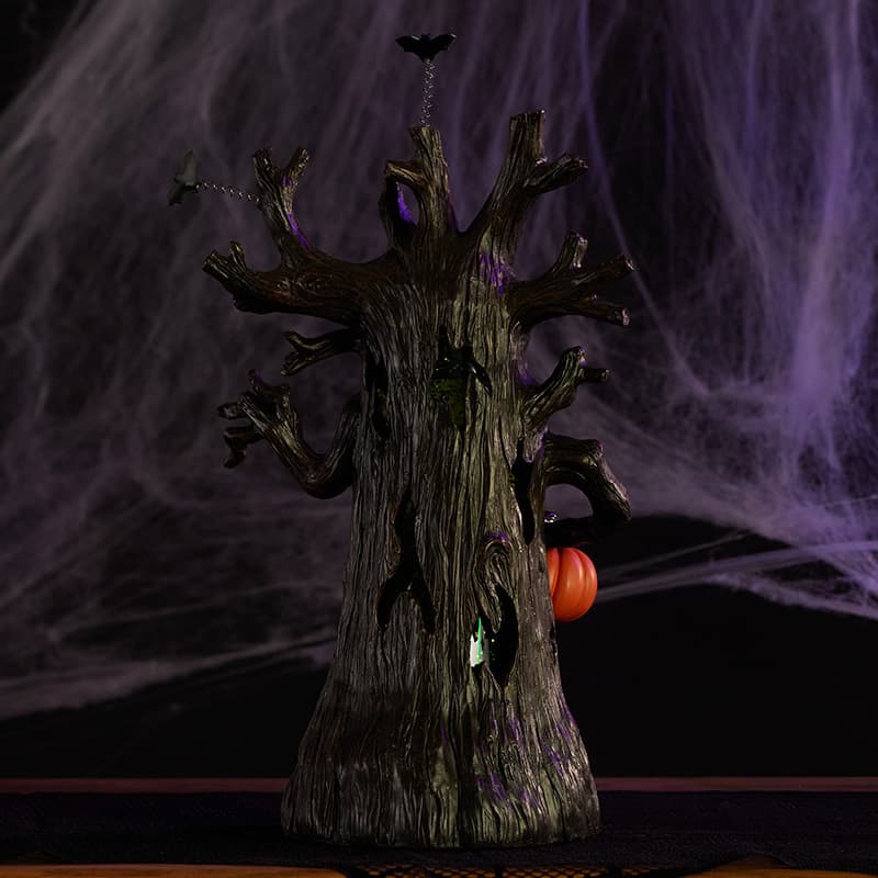⏰LAST DAY SALE 50% OFF💥LED Pumpkin Halloween Horror Tree Flash Column Tree