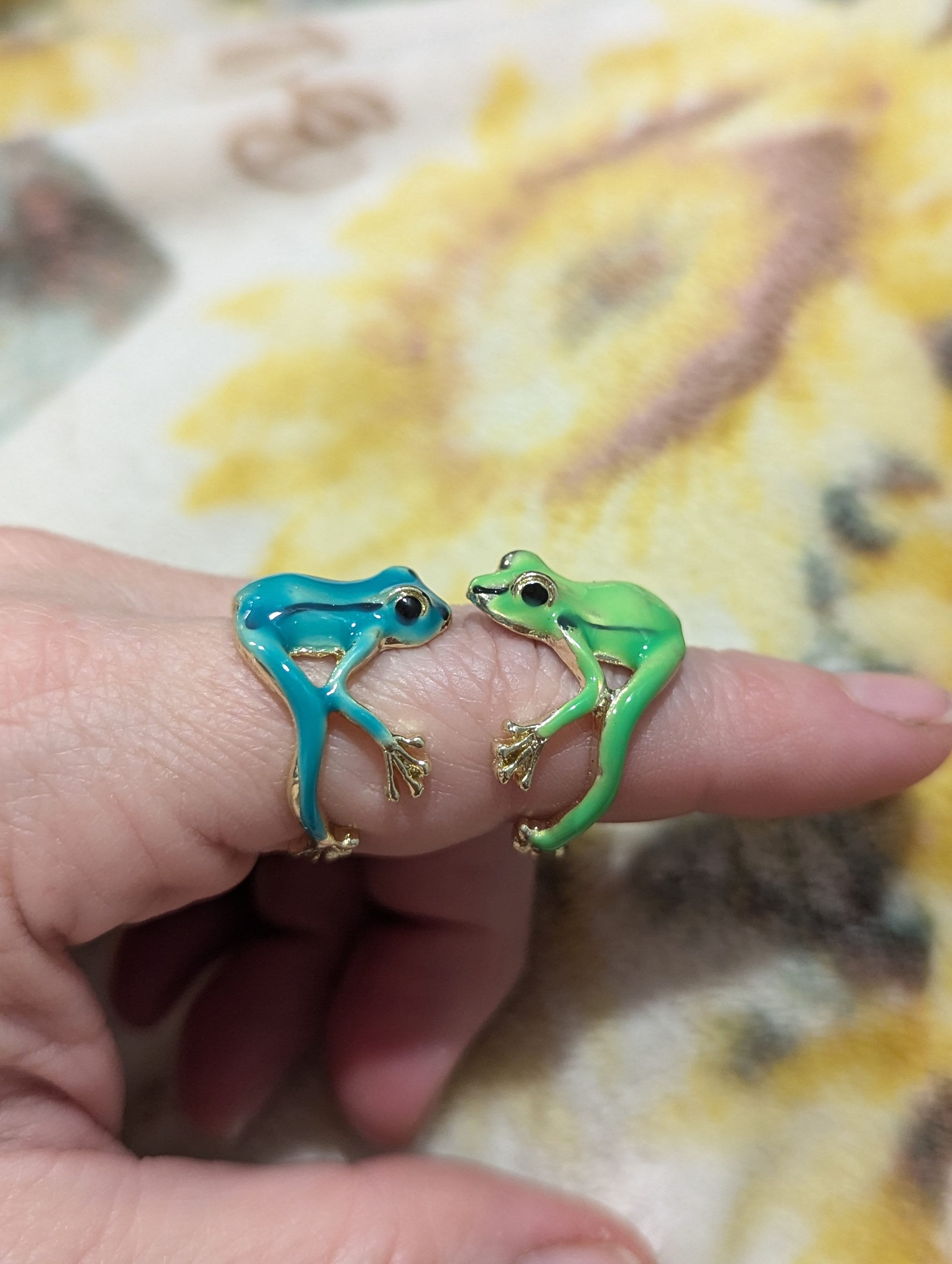 🌿Spring Hot Sale 49% OFF💥 Mini Green Tree Frog Ring