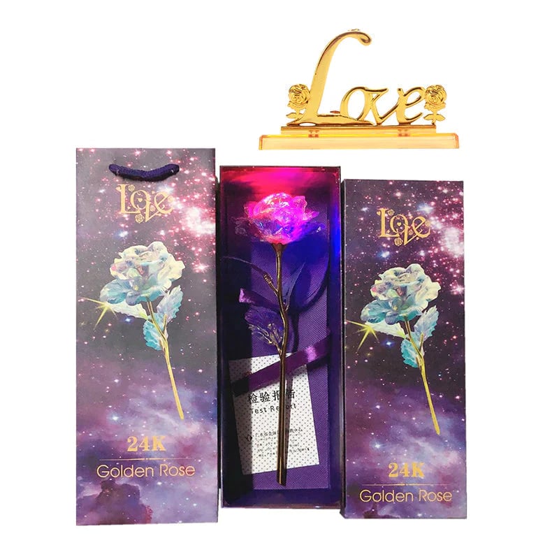 ✨Last Day Promotion - 70% OFF🎁🎄A lovely GIFT! 💐Colorful Crystal Rose