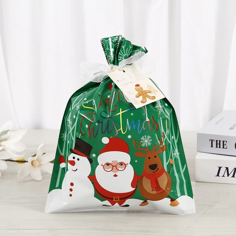 (🎄Early Christmas Sale-60% OFF)Drawstring Christmas Gift Bags, Buy 7 Get Extra 20% OFF