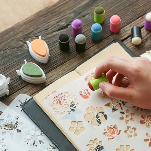 (🎅CHRISTMAS BIG SALE-60% OFF) DIY sponge finger painting kit 💖,buy 2 free shipping