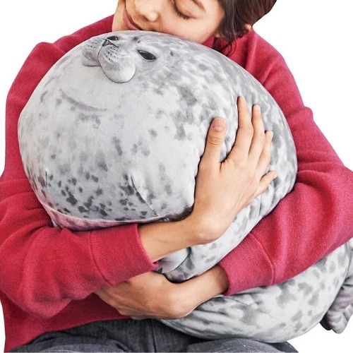 Hyper Realistic Chubby Blob Seal Pillow