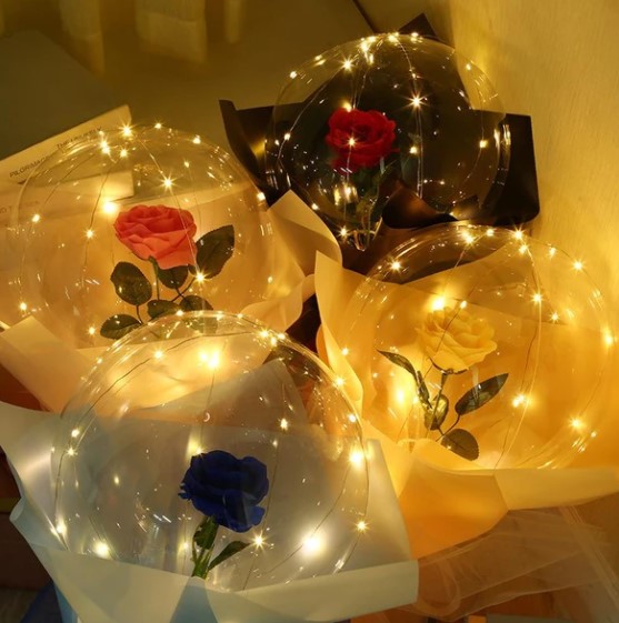 (🌹XMAS Sale- 49% OFF💝)  LED Romantic Lucid Rose Bouquet