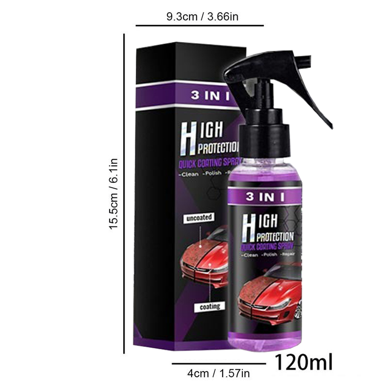 3 In 1 High Protection Quick Car Coating Spray