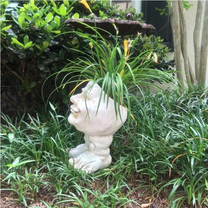 🔥Last Day Promotion 50% OFF -- Mugglys Face Statue Planter