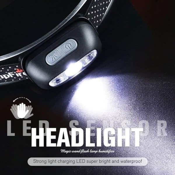 (LAST DAY SALE - 48% OFF) LED Sensor Headlight, Buy 2 Get 1 Free NOW