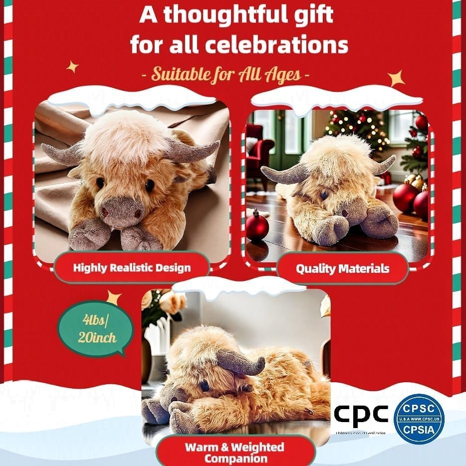 🔥Last Day 49% OFF🐮Highland Cow Plush