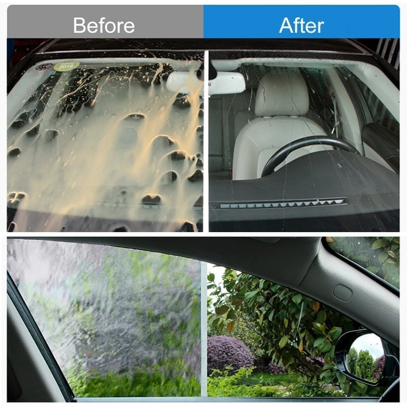 🔥Last Day Promotion 48% OFF🔥 Car Glass Oil Film Cleaner ♻Safety and Long-term Protection♻