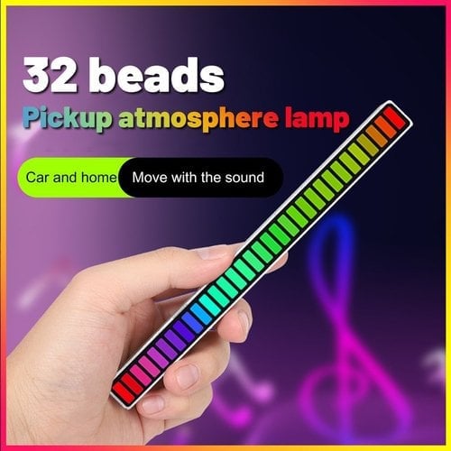 🎄Early Christmas Sale 48% OFF-Wireless Sound Activated RGB Light Bar-🔥Buy 2 Set Free Shipping🔥