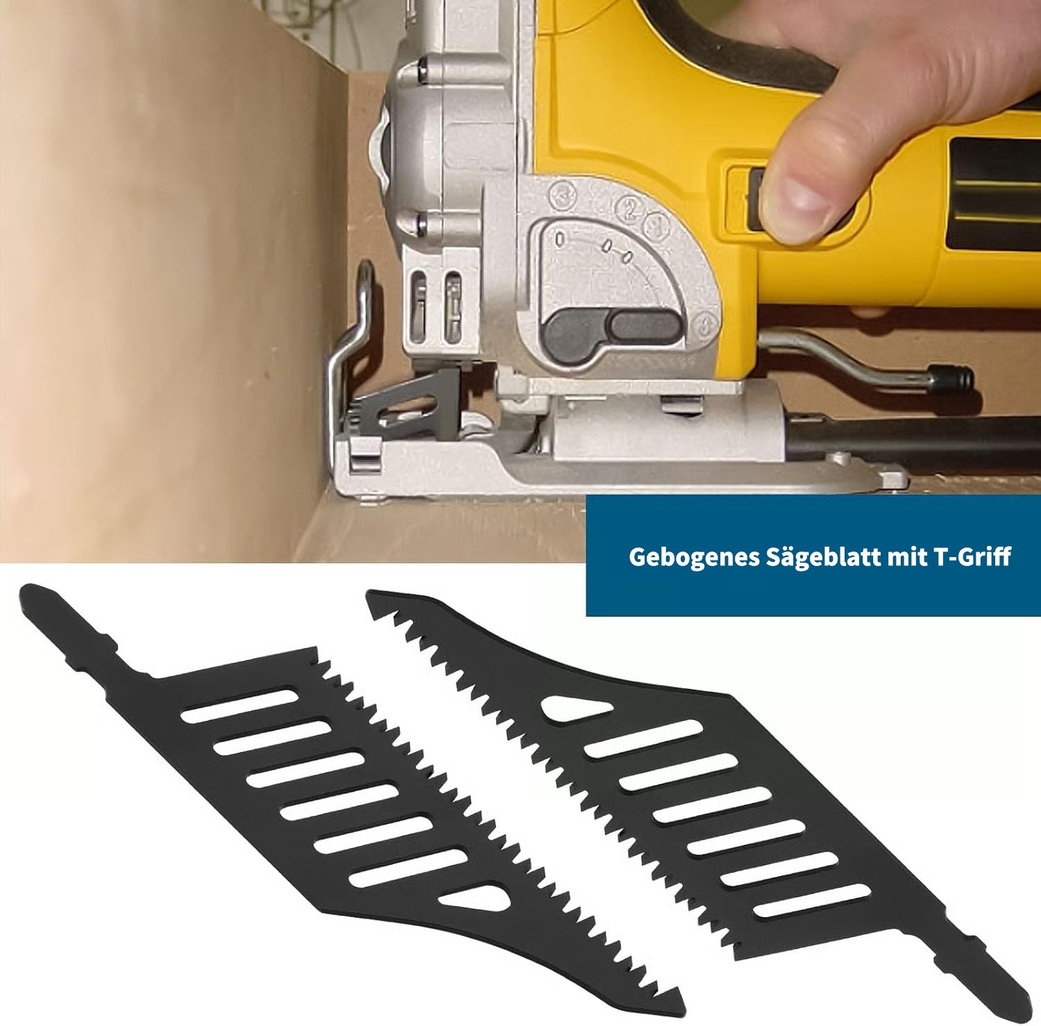 🔥LETZTER TAG 49 % RABATT🔥5 Stück Stichsägeblätter zum bündigen Schneiden für Holz, Kunststoff, Metall