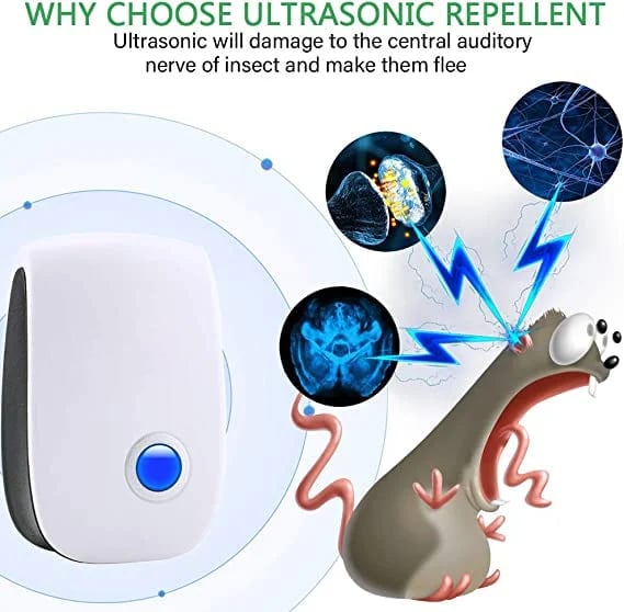 🔥HOT SALE 50% OFF🔥Ultrasonic Pest Repeller for Mosquito, Cockroaches, Rats, Ants, Lizards, Spiders, Etc: Keep Your Family Safe and Healthy