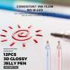 3D Glossy Jelly Ink Pen (12Pcs /pack)