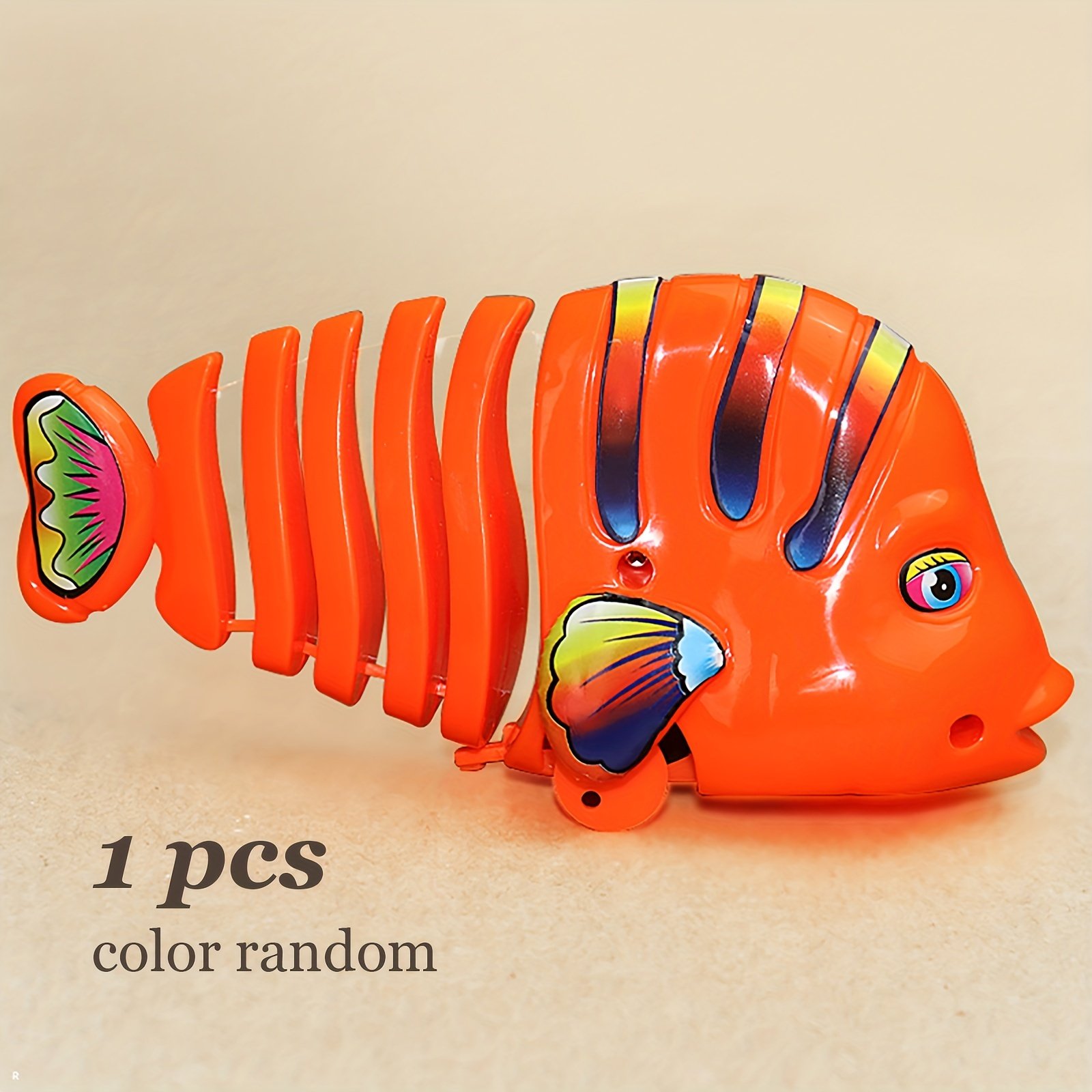 🐟Plastic Interactive Wind-Up Wiggle Cartoon Fish Toys