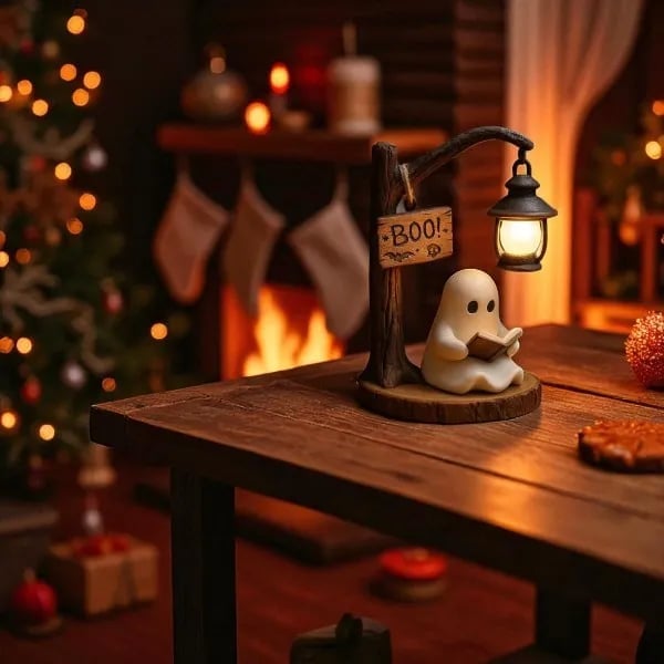 🎁TikTok Last Day Sale - 70% OFF👻📖Cute Ghost Reading Lantern - BOO!(✨Same as in the video)