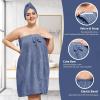 🎁TikTok Last Day Sale - 70% OFF🔥Plus Size Adjustable Oversized Wrap Bathrobe Set