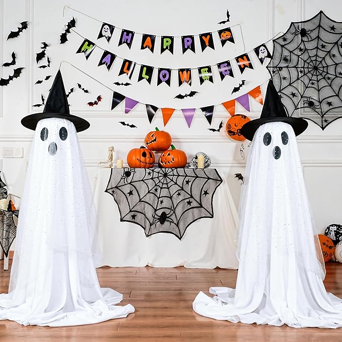 🔥Halloween Decoration Top 1 - 👻✨Giant Glittering Ghost - outdoor/indoor