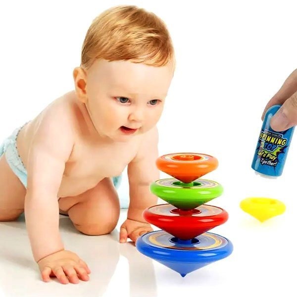 (🎅Early Christmas Sale- 50% OFF) Stackable Spinning Top- Buy 3 Get Extra 15% OFF & Free Shipping