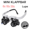 ✨Letzter Tag 49% RABATT👓8X 15x 23x Kopflupe mit LED-Licht-Stirnband