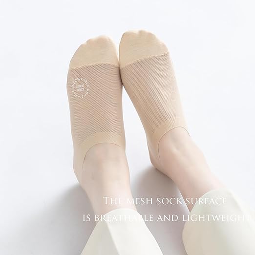 🔥Last Day 50% OFF- Ultra Thin Liner Socks Non Slip Nylon No Show Socks