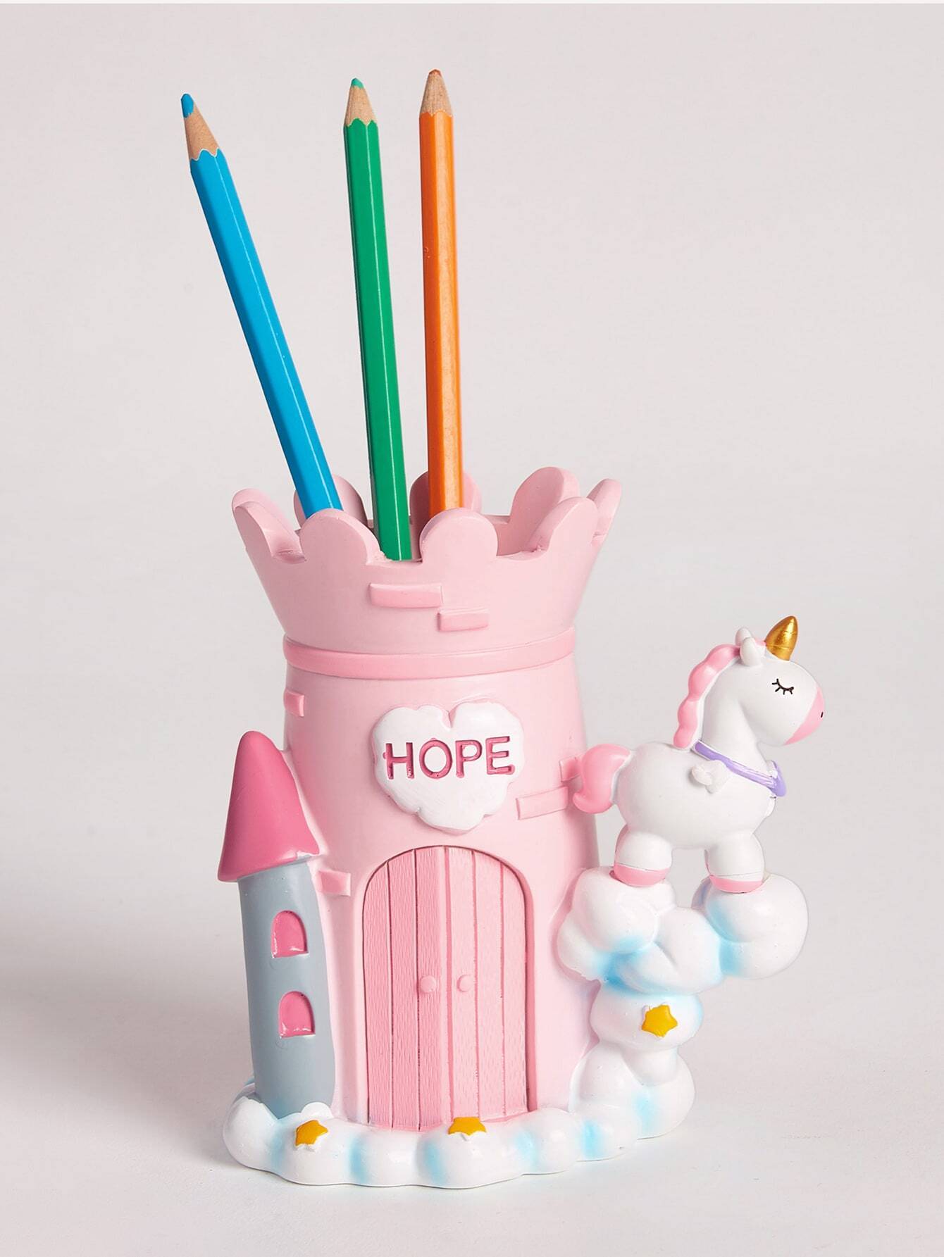 Unicorn Decorative Resin Pencil Holder