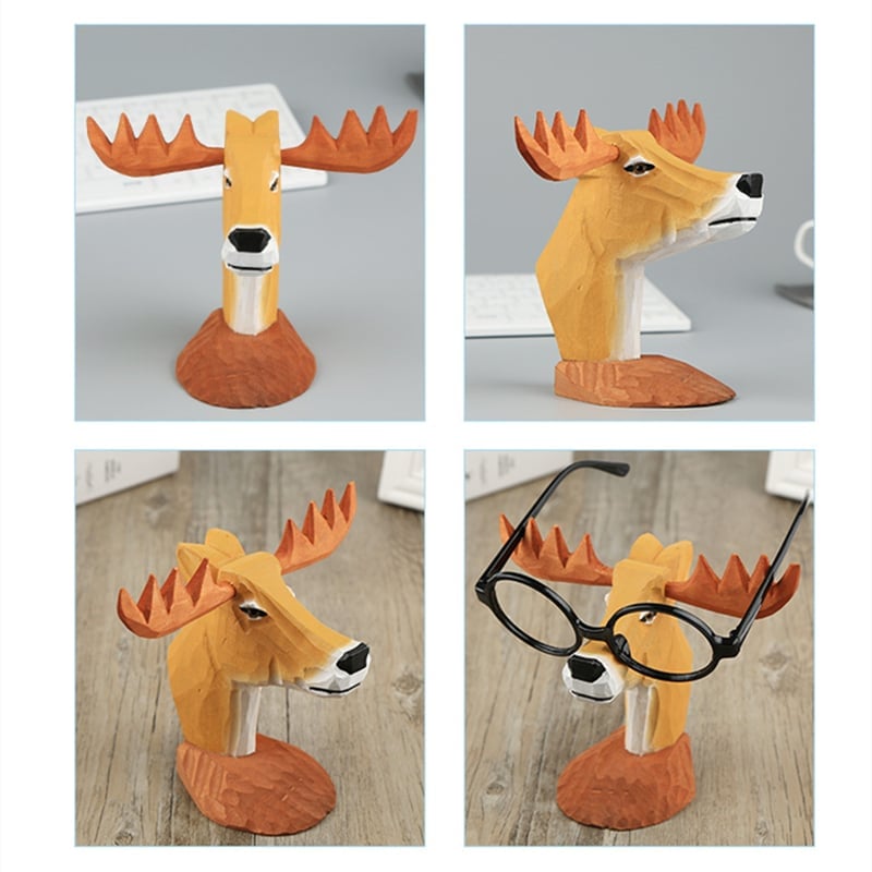 Handmade Wood Carving Animal Glasses Frame(𝐀𝐥𝐚𝐧 𝐄𝐰𝐞𝐧 𝐇𝐚𝐧𝐝𝐦𝐚𝐝𝐞®)