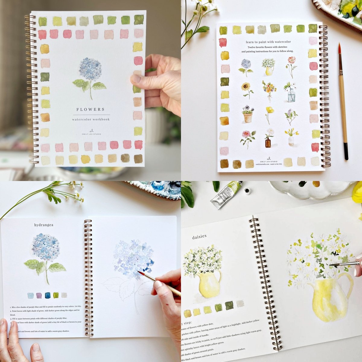 🖼️Beginner-Friendly💕Watercolor Workbook