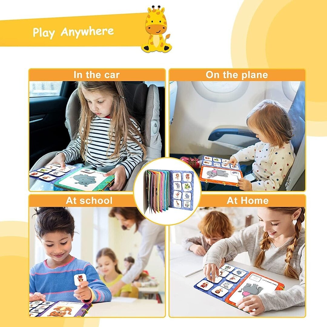 (🔥Mother's Day Hot Sale - Save 50% OFF) Montessori Busy Book For Kids To Develop Learning Skills-Buy 4 Get Extra 20% OFF