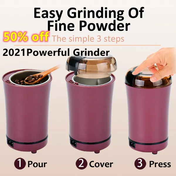 (🌲Early Christmas Sale- SAVE 48% OFF)Mini Kitchen Electric Cereal Grinder(BUY 2 GET FREE SHIPPING)