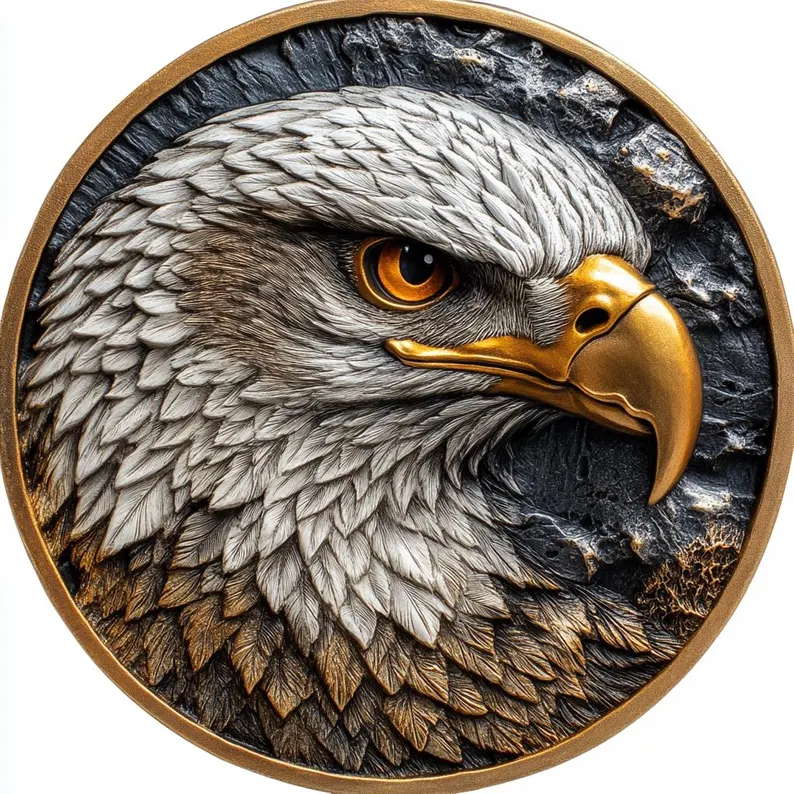 American Bald Eagle Challenge Coin