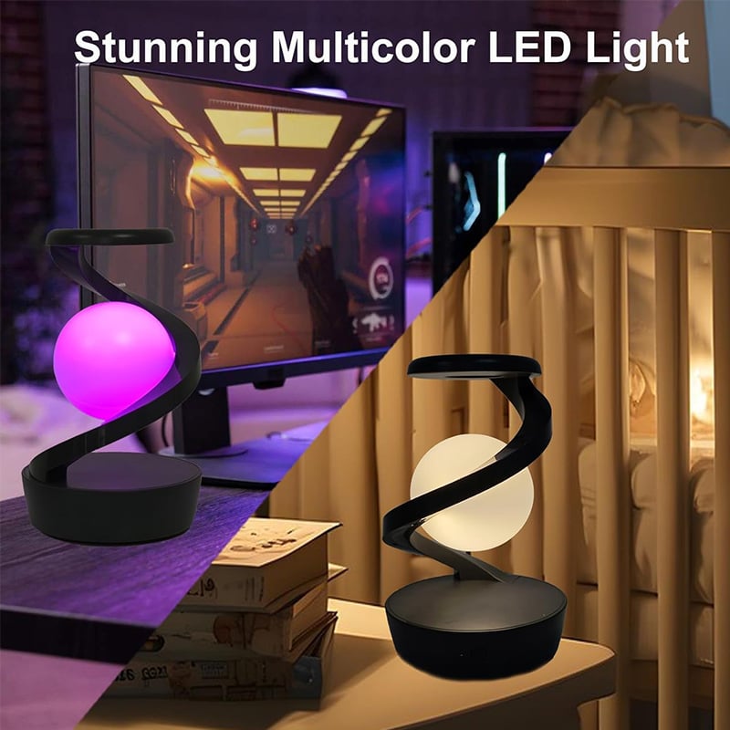 🔥Last Day Promotion - 70% OFF🎁Visual Art Levitation Moon Wireless Charging Atmosphere Lamp