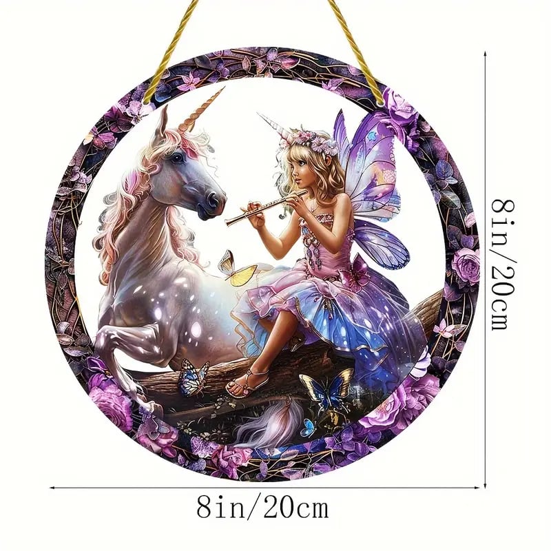 🦋🦄Unicorn Fairy Ornament