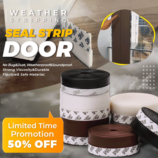 (🎅EARLY XMAS SALE - 50% OFF) Weather Stripping Door Seal Strip, Buy More Save More