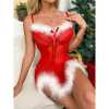 SHEMESIX Sexy Pretty In Red Secret Santa Chemise Lingerie