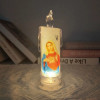 LED Prayer Flameless Candles,Christmas Easter Gift