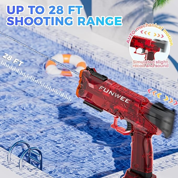 🔥Last Day 50% OFF🔥High Pressure Electric Burst Weal Maker Water Gun, Free Shipping!